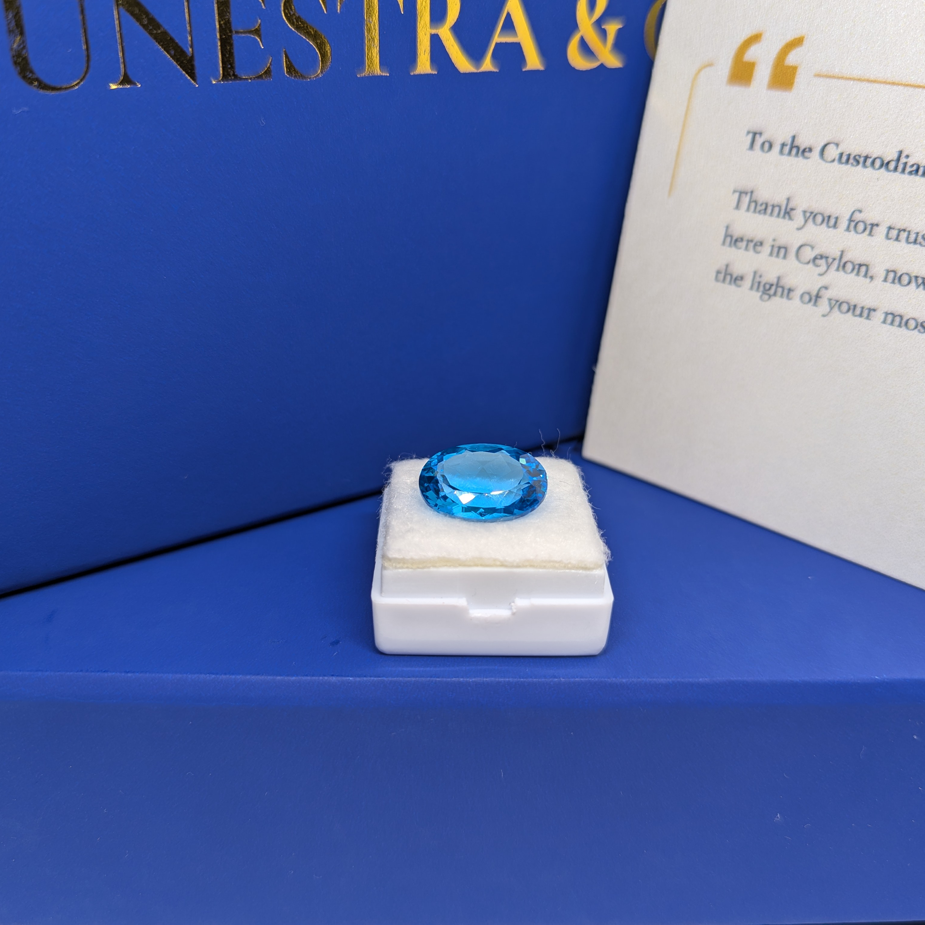 Oval Swiss Blue Topaz thumbnail 2