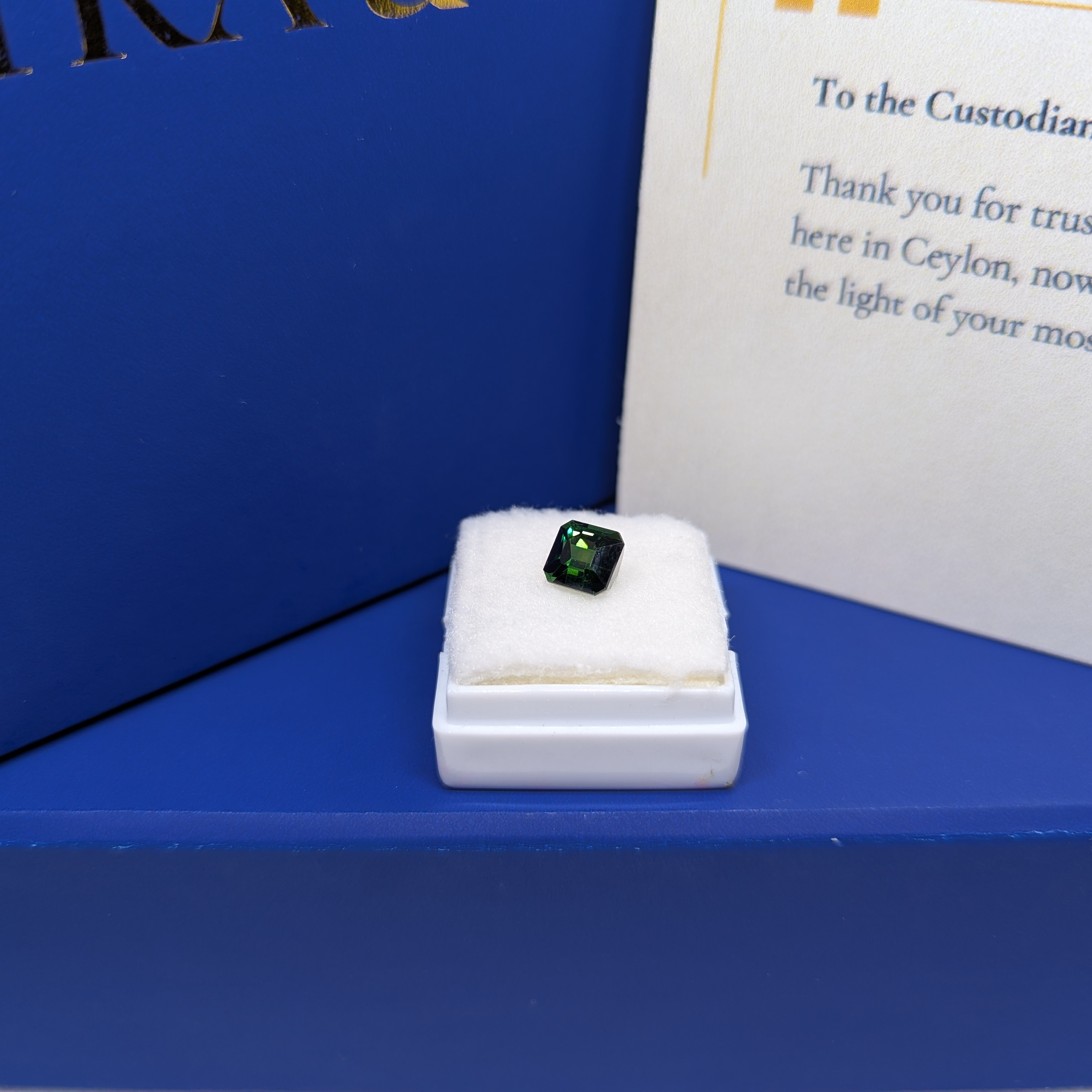 Radiant Green Tourmaline thumbnail 2