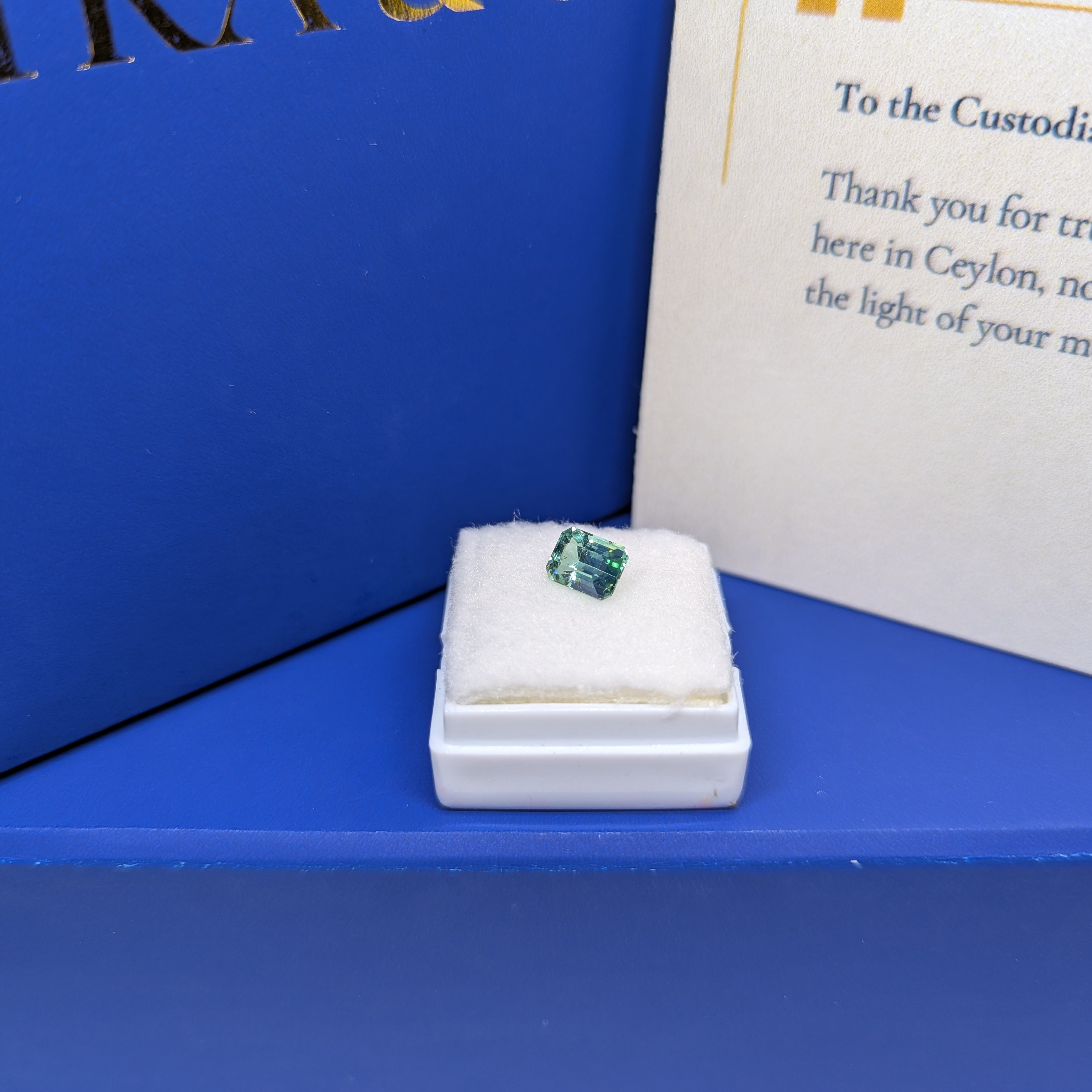 Radiant Green Tourmaline thumbnail 2