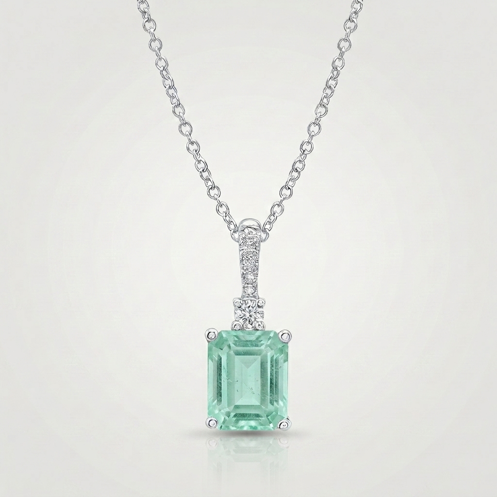 The Radiant Green Tourmaline Necklace