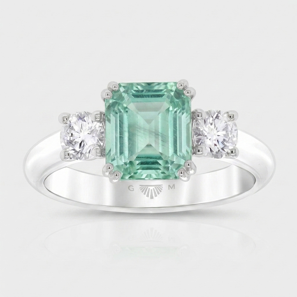 The Radiant Green Tourmaline Ring